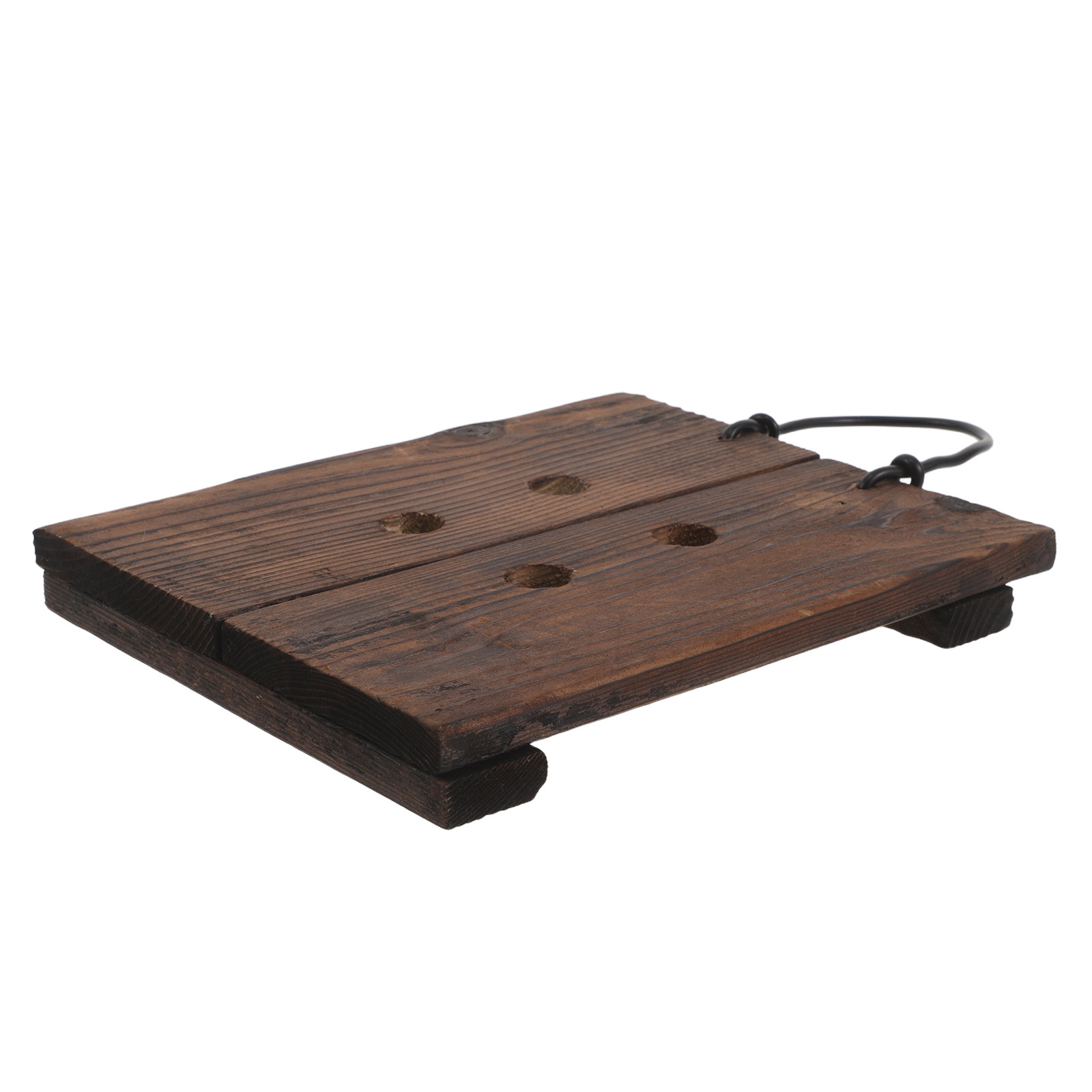 Vertical Planter - Staghorn Fern Mounting Board Carbonized Wood