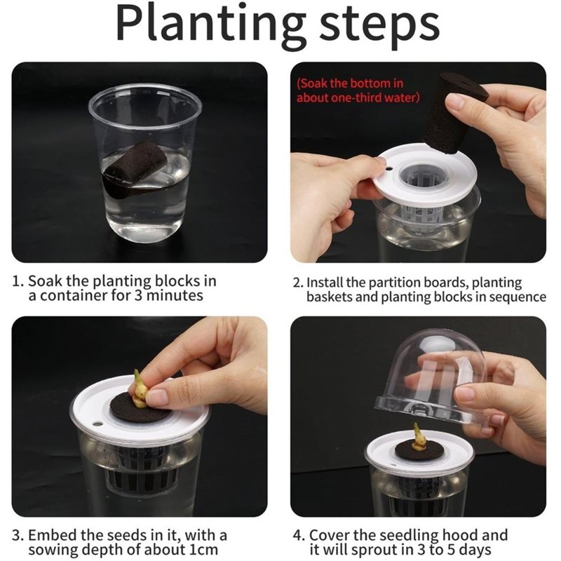 [A93Z!】 Hydroponic Seedling Cu - Hydroponic Kit recension och pris