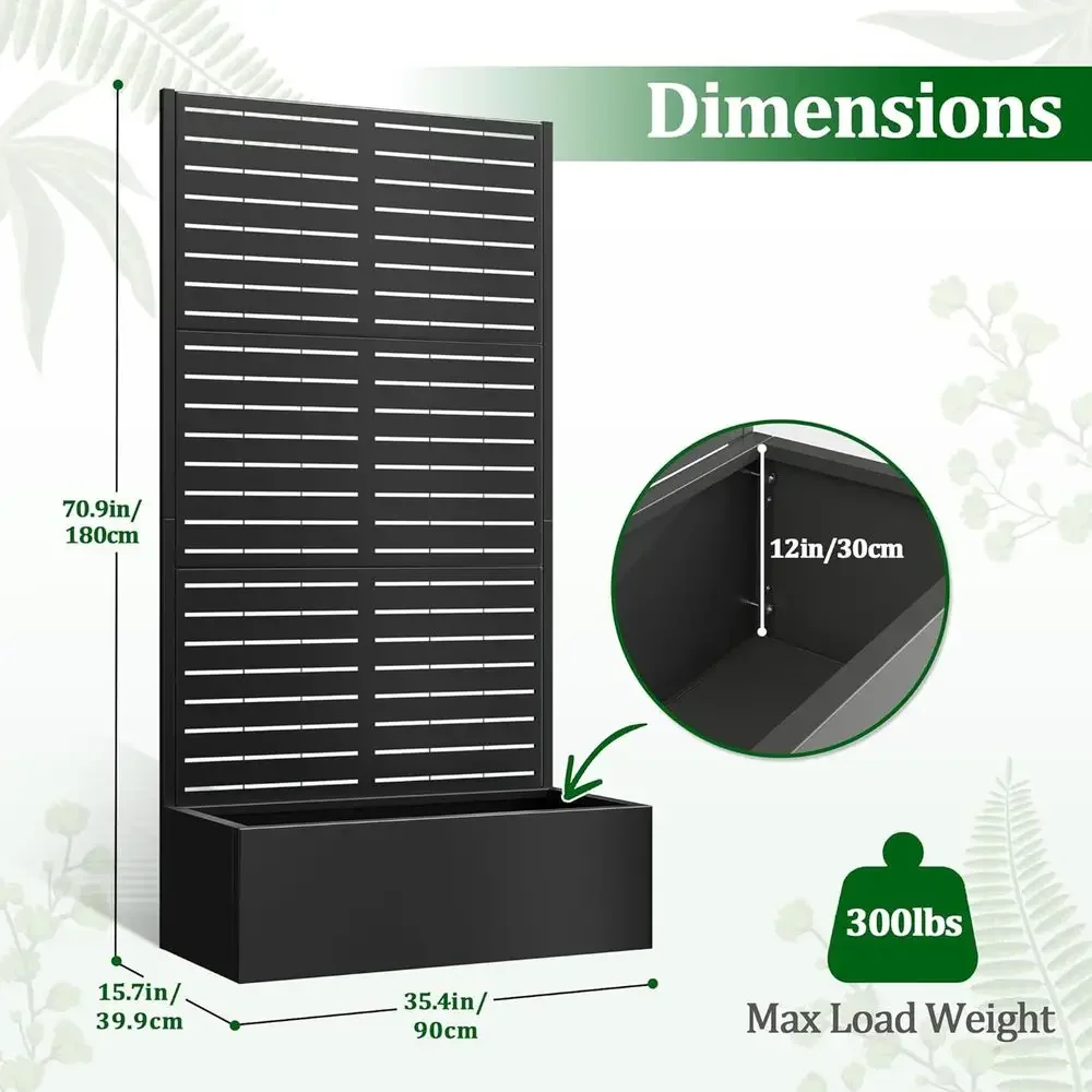 Elevated Garden Bed with Trell - Vertical Planter recension och pris