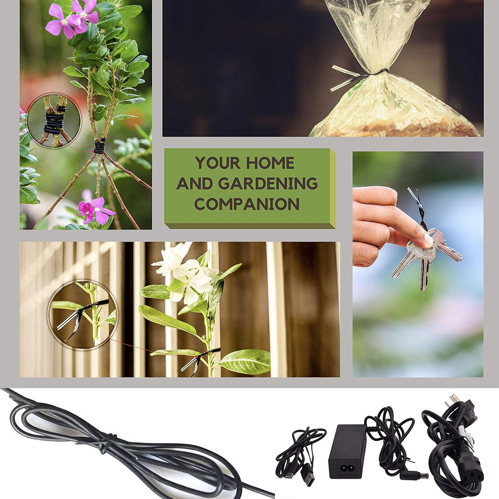 100Pcs BK WH Oblate Iron Wire  - Indoor Herb Garden recension och pris