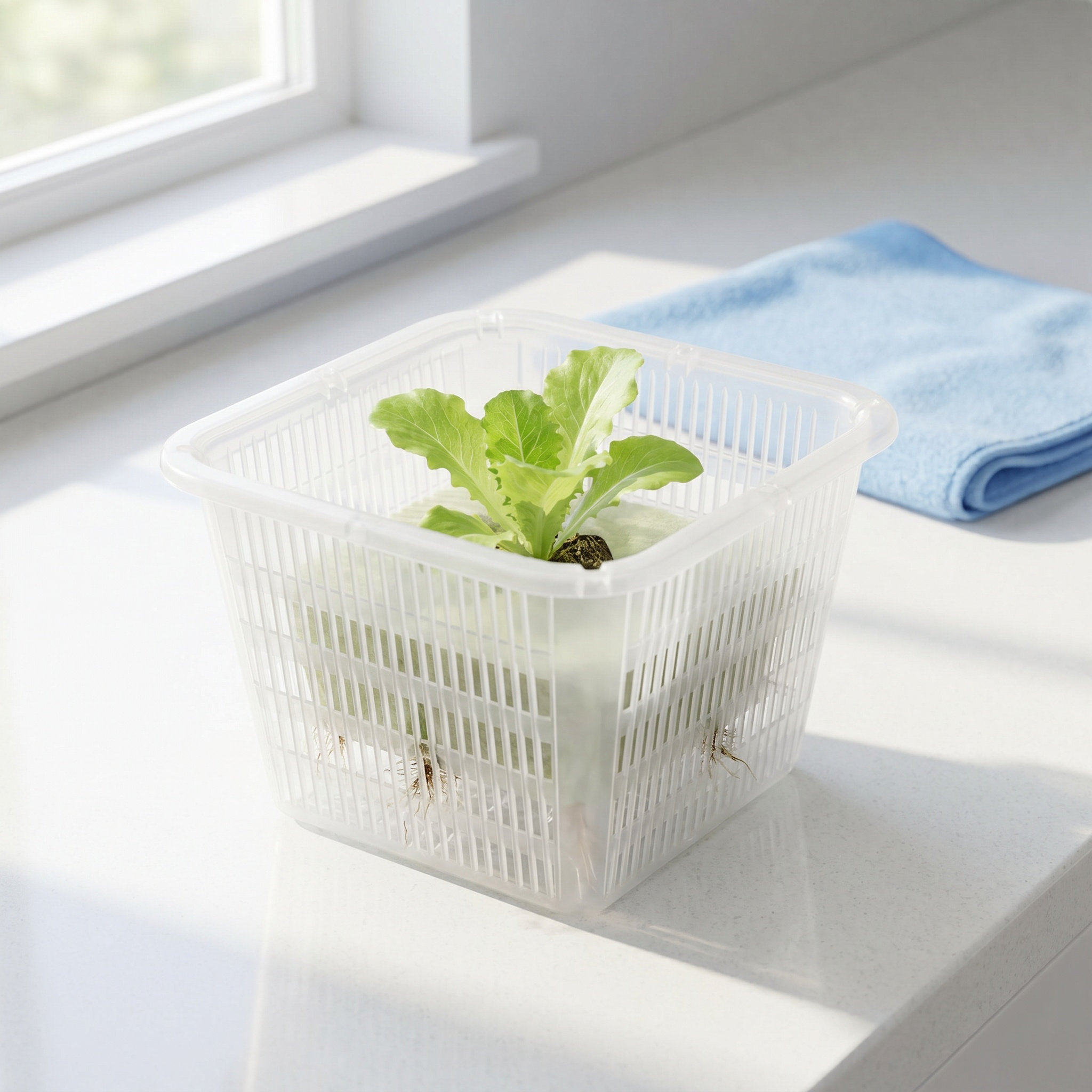 6Pcs Square Mesh Hydroponic Pl - Plant Pot recension och pris