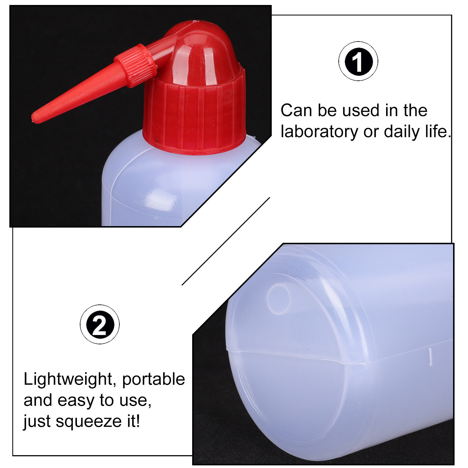 2Pcs Plastic Wash Bottles 250M - Watering Can recension och pris
