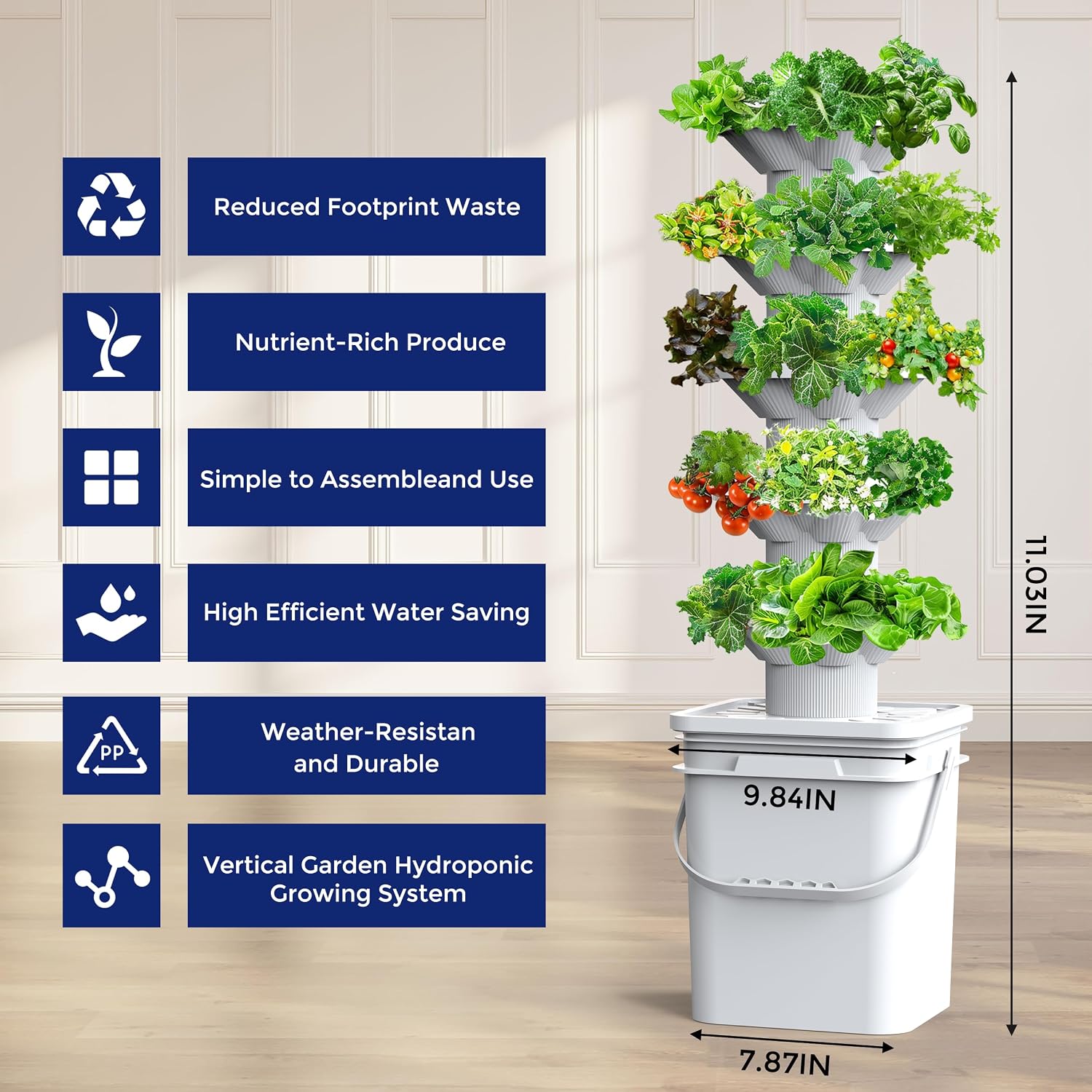 Hydroponics Growing System Kit - Hydroponic Kit recension och pris
