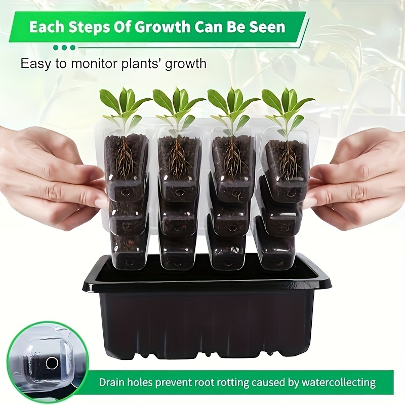 1/2/3-Pack 12/24/36-Cell Seed  - Seed Starter Tray recension och pris