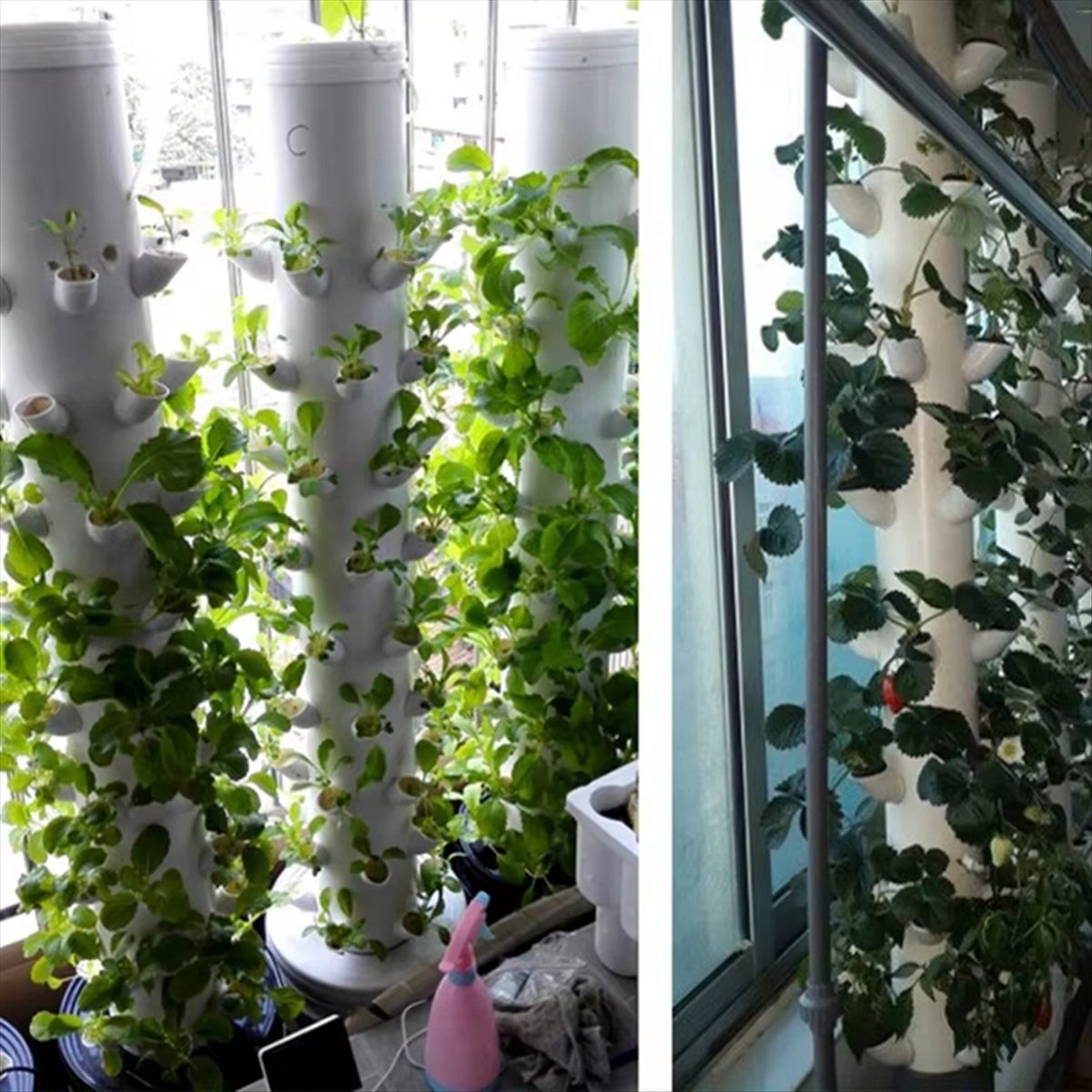 Hydroponic Vertical Tower Cont - Plant Pot recension och pris