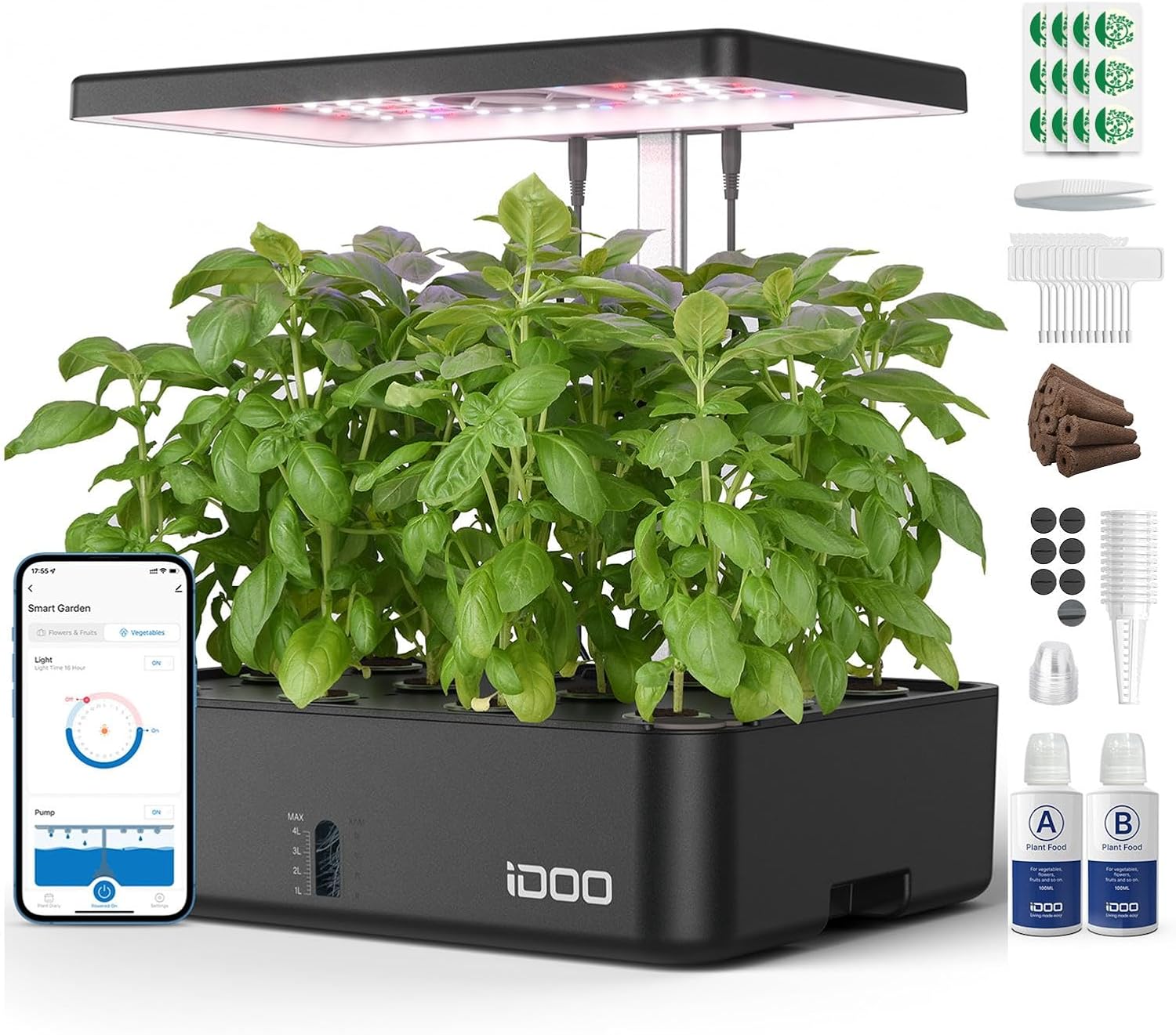 12 Pods WiFi Hydroponics Growi - Indoor Herb Garden recension och pris