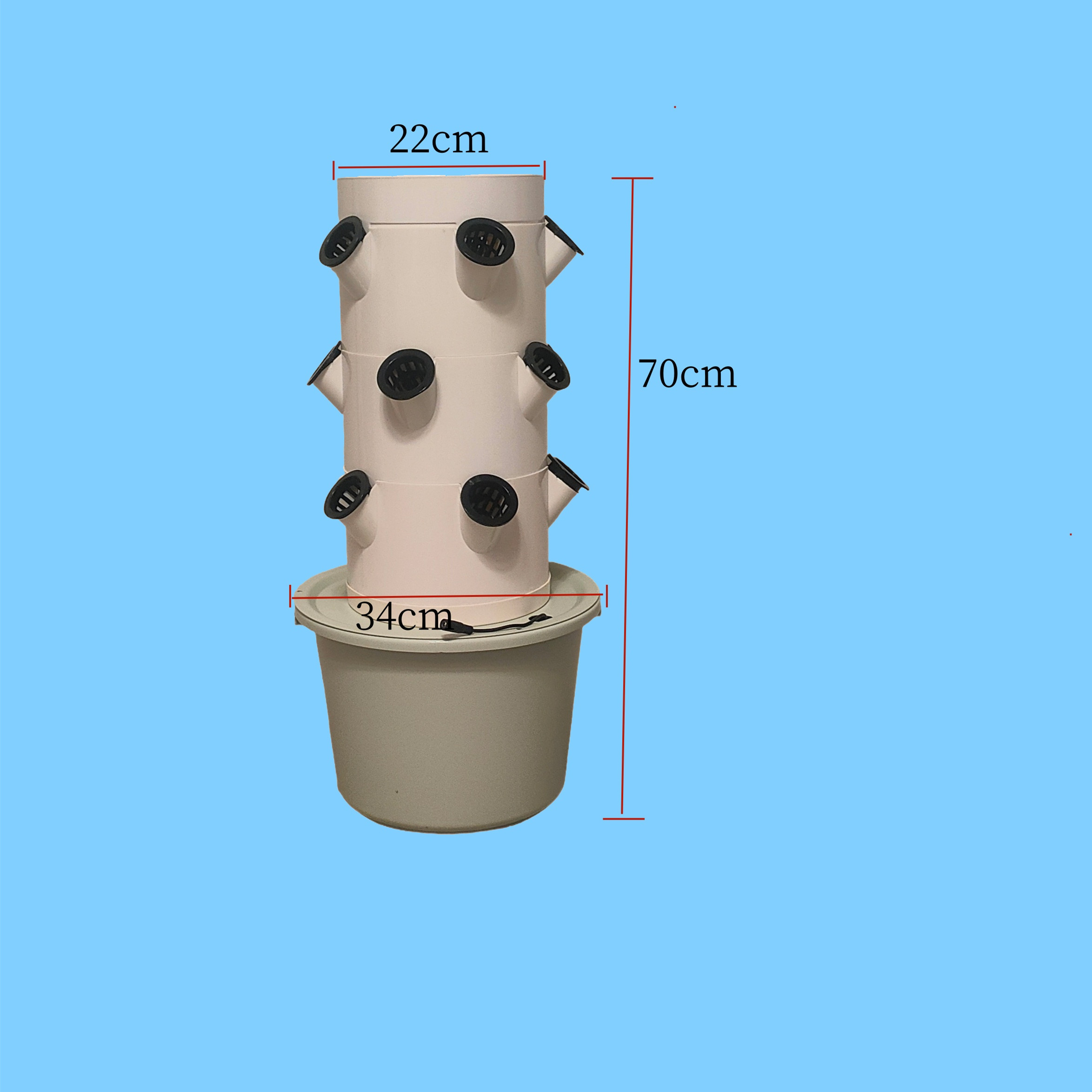 Vertical Hydroponic Growing Sy - Indoor Herb Garden recension och pris